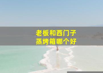 老板和西门子蒸烤箱哪个好