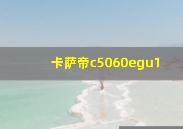 卡萨帝c5060egu1