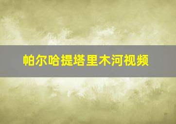 帕尔哈提塔里木河视频